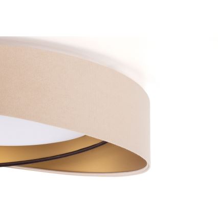 LED-Deckenleuchte GALAXY MODERN LED/24W/230V Ø 55 cm beige/braun/gold