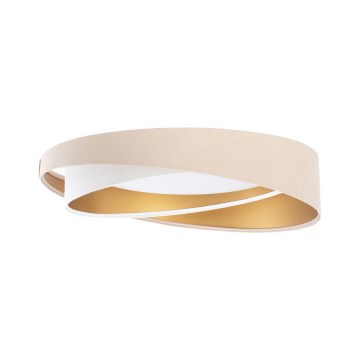 LED-Deckenleuchte GALAXY MODERN LED/24W/230V Ø 55 cm beige/weiß/gold