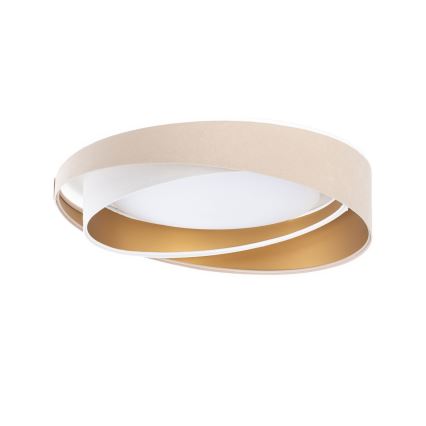 LED-Deckenleuchte GALAXY MODERN LED/24W/230V Ø 55 cm beige/weiß/gold