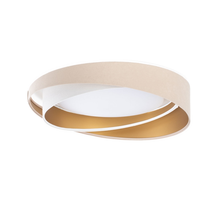 LED-Deckenleuchte GALAXY MODERN LED/24W/230V Ø 55 cm beige/weiß/gold