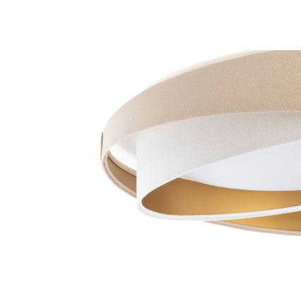 LED-Deckenleuchte GALAXY MODERN LED/24W/230V Ø 55 cm beige/weiß/gold