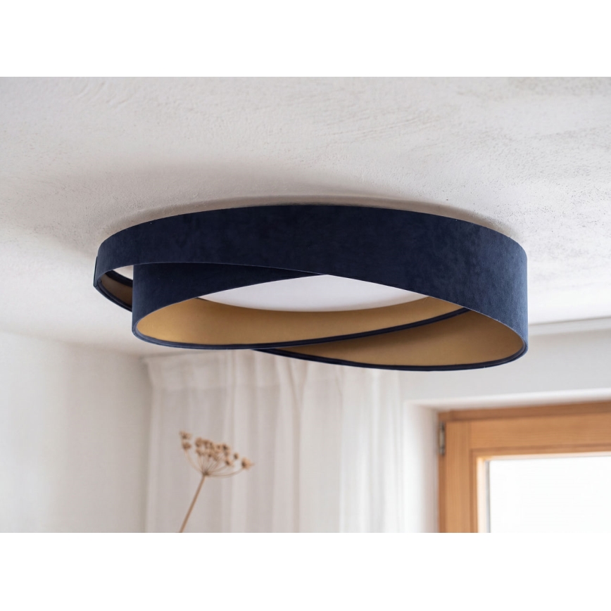 LED-Deckenleuchte GALAXY MODERN LED/24W/230V Ø 55 cm blau/gold