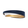 LED-Deckenleuchte GALAXY MODERN LED/24W/230V Ø 55 cm blau/weiß/gold