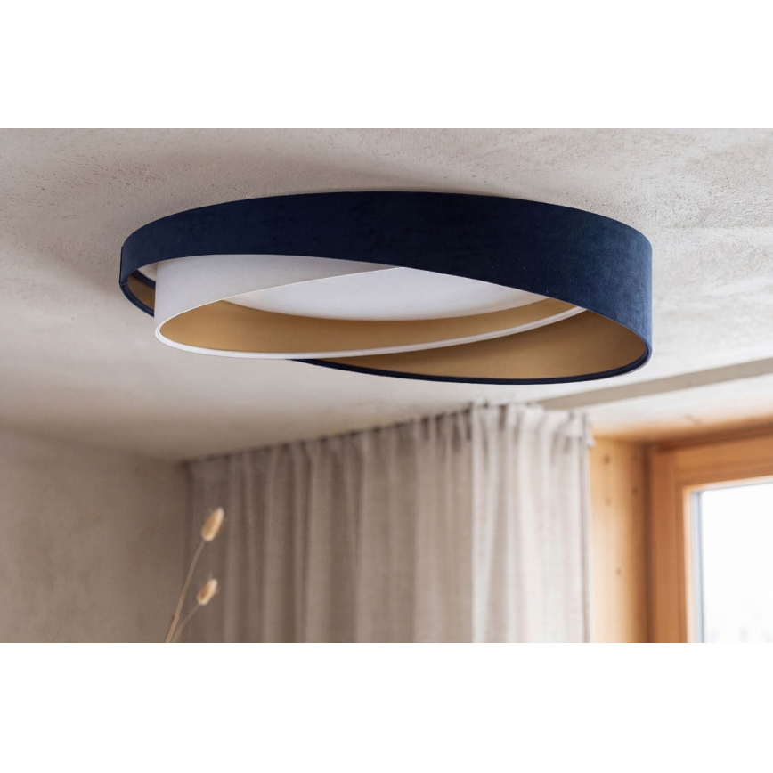 LED-Deckenleuchte GALAXY MODERN LED/24W/230V Ø 55 cm blau/weiß/gold