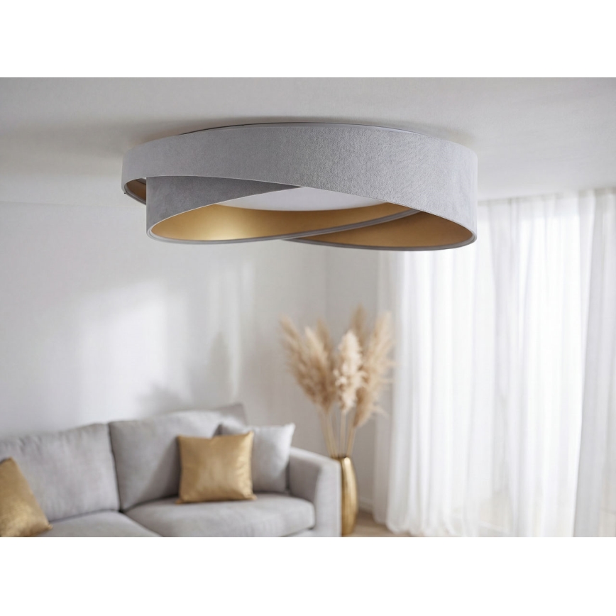 LED-Deckenleuchte GALAXY MODERN LED/24W/230V Ø 55 cm grau/gold