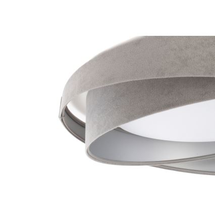 LED-Deckenleuchte GALAXY MODERN LED/24W/230V Ø 55 cm grau/silber