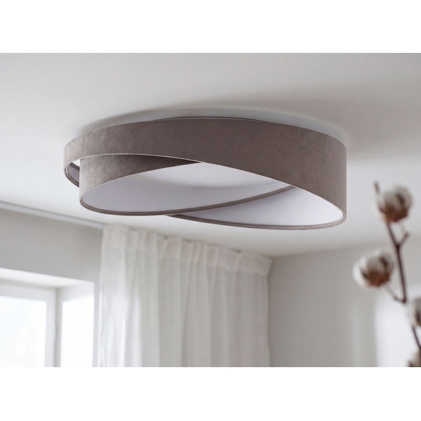 LED-Deckenleuchte GALAXY MODERN LED/24W/230V Ø 55 cm grau/weiß
