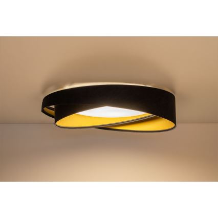 LED-Deckenleuchte GALAXY MODERN LED/24W/230V Ø 55 cm schwarz/gold