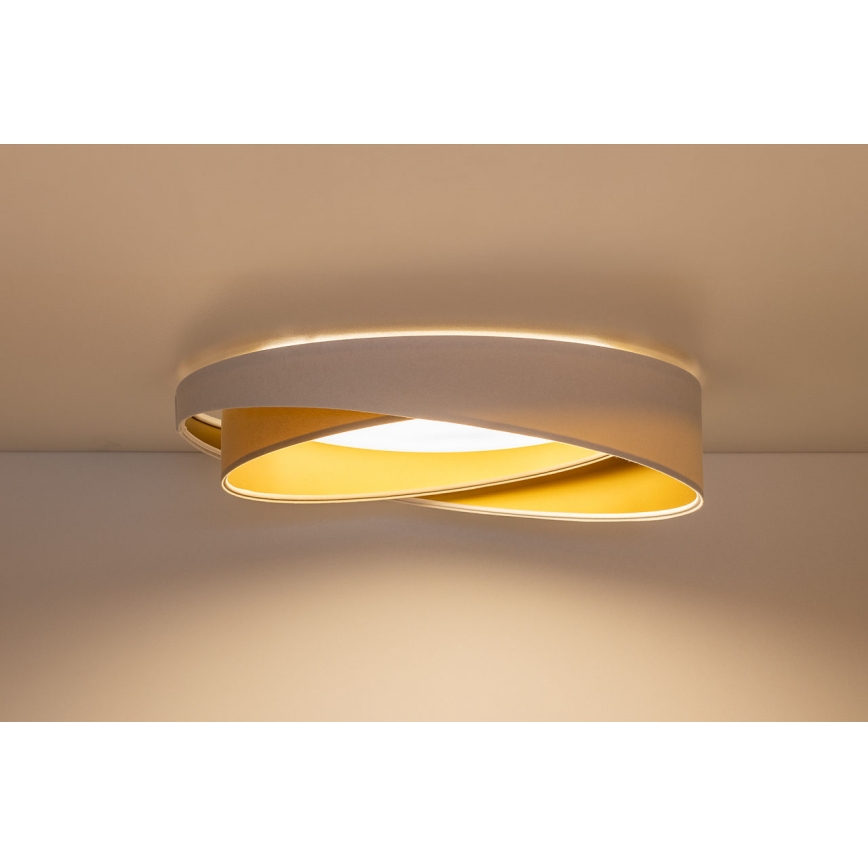 LED-Deckenleuchte GALAXY MODERN LED/24W/230V Ø 55 cm weiß/beige/gold