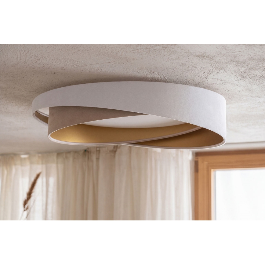 LED-Deckenleuchte GALAXY MODERN LED/24W/230V Ø 55 cm weiß/beige/gold