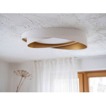 LED-Deckenleuchte GALAXY MODERN LED/24W/230V Ø 55 cm weiß/gold