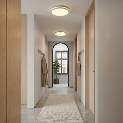 LED-Deckenleuchte HUGO LED/12/18/24W/230V 3000/4000/6500K Ø 30 cm IP54 weiß