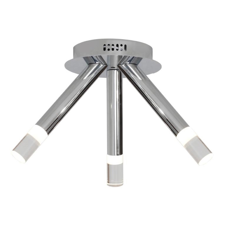 LED-Deckenleuchte ICE 3xLED/5W/230V glänzendes Chrom