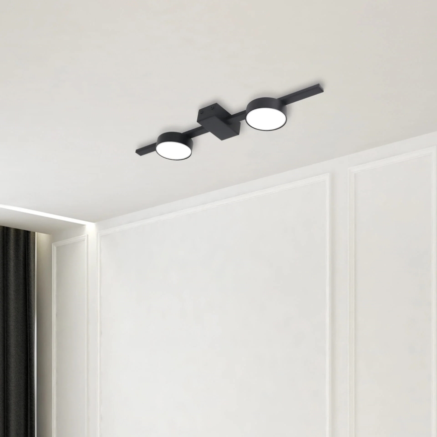 LED-Deckenleuchte JOY 2xGX53/6W/230V schwarz