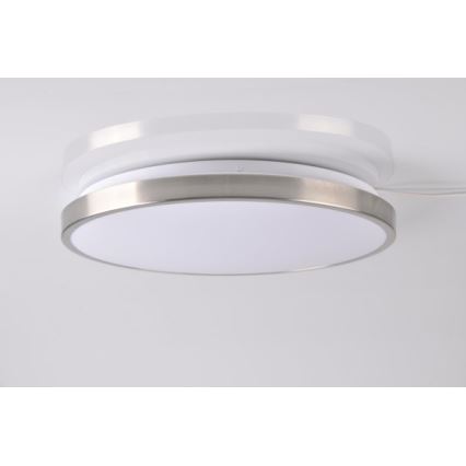 LED Deckenleuchte KERN LED/24W/230V nickel