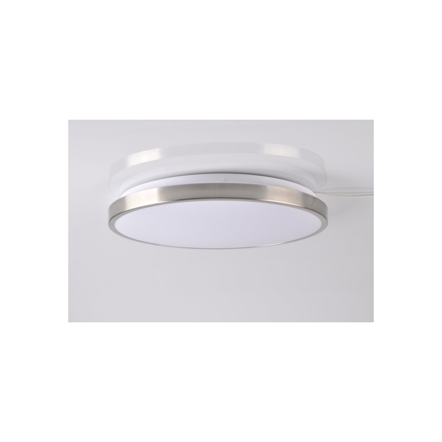 LED Deckenleuchte KERN LED/24W/230V nickel