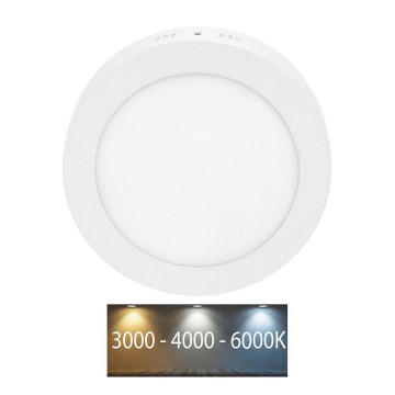 LED-Deckenleuchte LADA LED/18W/230V 3000/4000/6000K Ø 22 cm Weiß
