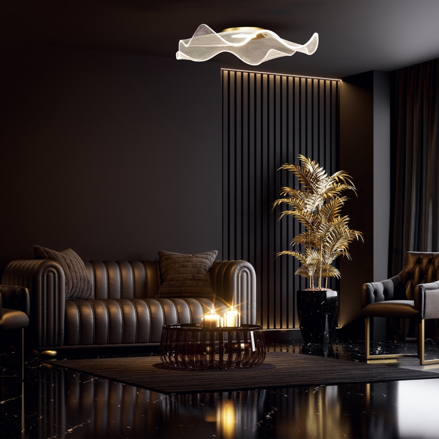 LED-Deckenleuchte LARGO LED/16W/230V golden
