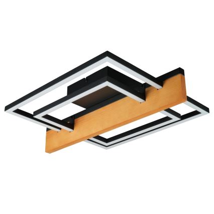 LED Deckenleuchte LARYSA LED/23W/230V 35x45 Kiefer