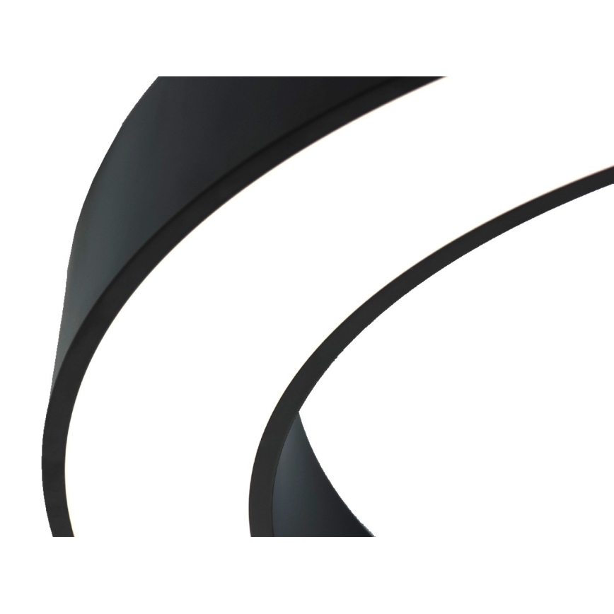 LED-Deckenleuchte LED/100W/230V 3000/4000/6500K Ø 100 cm schwarz