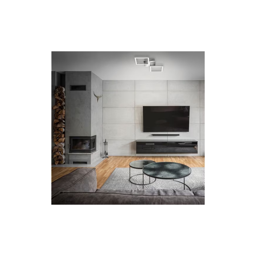 LED-Deckenleuchte LED/10W/230V 3000K mattchrom