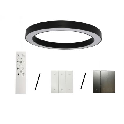 LED-Deckenleuchte LED/115W/230V 3000/4000/6500K Ø 120 cm schwarz