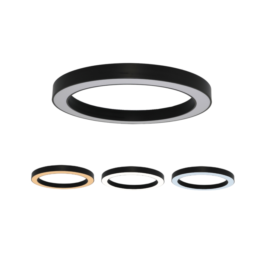 LED-Deckenleuchte LED/115W/230V 3000/4000/6500K Ø 120 cm schwarz