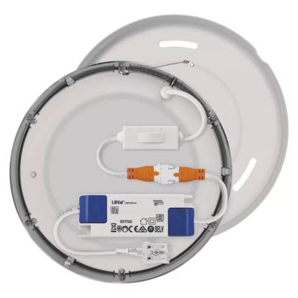 LED-Deckenleuchte NEXXO LED/12,5W/230V 3000/3500/4000K d 17 cm matt Chrom