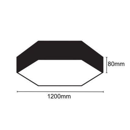 LED-Deckenleuchte LED/120W/230V 4000K d 120 cm