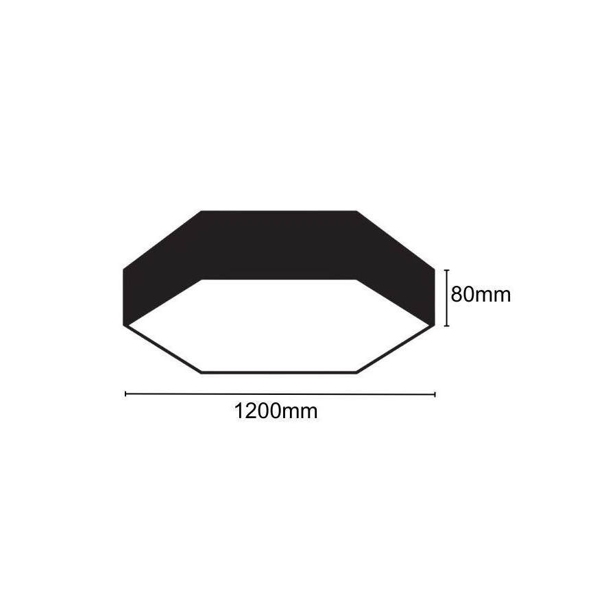 LED-Deckenleuchte LED/120W/230V 4000K d 120 cm