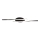 LED-Deckenleuchte LED/12W/230V 3000K 94,5 cm schwarz