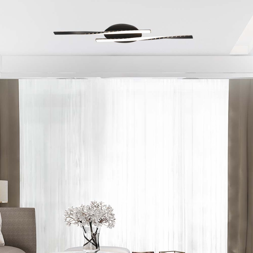 LED-Deckenleuchte LED/12W/230V 3000K 94,5 cm schwarz