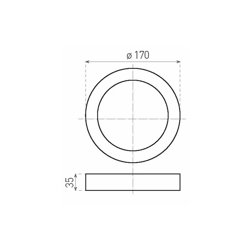 LED Deckenleuchte LED/12W/230V