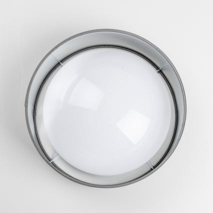 LED-Deckenleuchte LED/12W/230V Ø 32 cm grau/silber