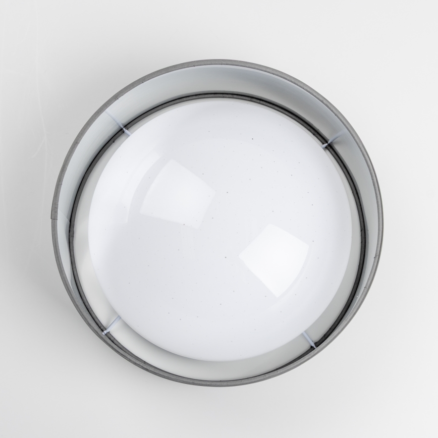 LED-Deckenleuchte LED/12W/230V Ø 32 cm grau/silber