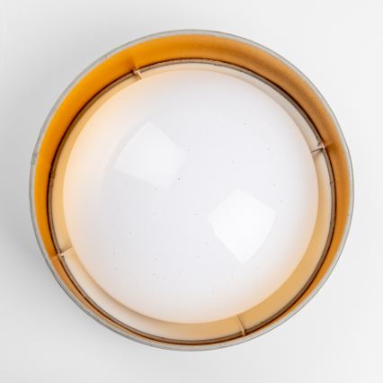 LED-Deckenleuchte LED/12W/230V Ø 32 cm Taupe/Gold