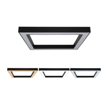 LED-Deckenleuchte LED/130W/230V 3000/4000/6500K 100x100 cm schwarz