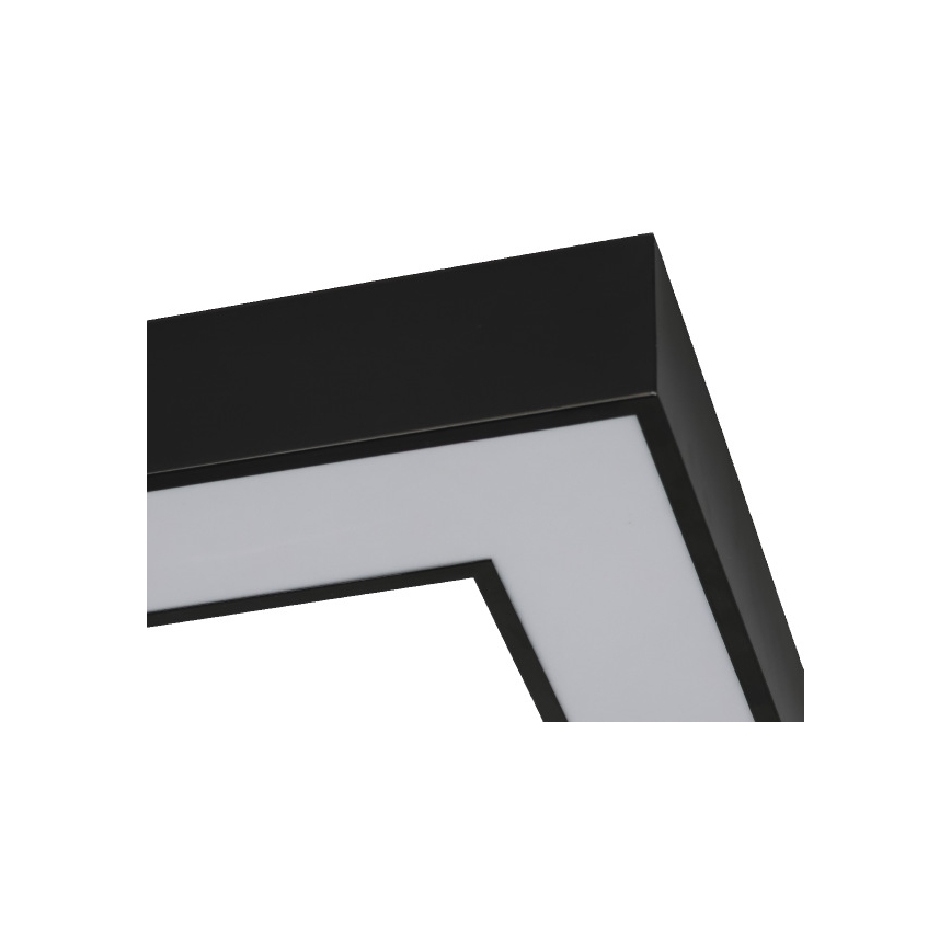 LED-Deckenleuchte LED/130W/230V 3000/4000/6500K 100x100 cm schwarz