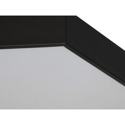 LED-Deckenleuchte LED/135W/230V 3000/4000/6500K Ø 80 cm schwarz