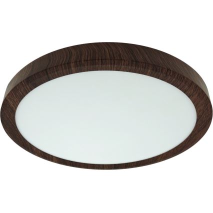 LED-Deckenleuchte LED/18W/230V 3000/4000/6500K Ø 23 cm braun