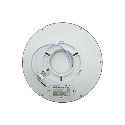 LED-Deckenleuchte LED/18W/230V 3000/4000/6500K Ø 23 cm braun