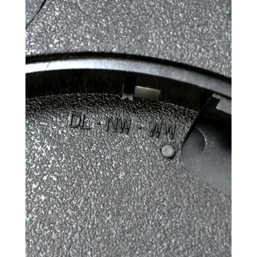 LED-Deckenleuchte LED/18W/230V 3000/4000/6500K Ø 23 cm schwarz