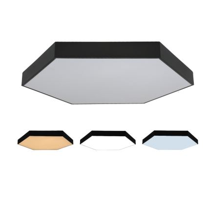 LED-Deckenleuchte LED/200W/230V 3000/4000/6500K Ø 100 cm schwarz