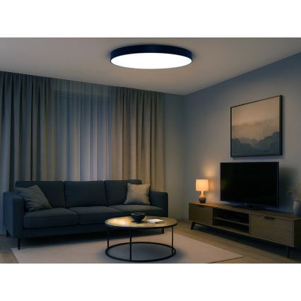 LED-Deckenleuchte LED/200W/230V 3000/4000/6500K Ø 100 cm schwarz