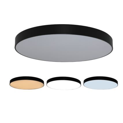 LED-Deckenleuchte LED/200W/230V 3000/4000/6500K Ø 100 cm schwarz