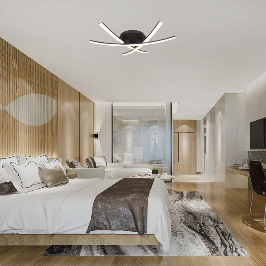 LED-Deckenleuchte LED/20W/230V 3000K schwarz