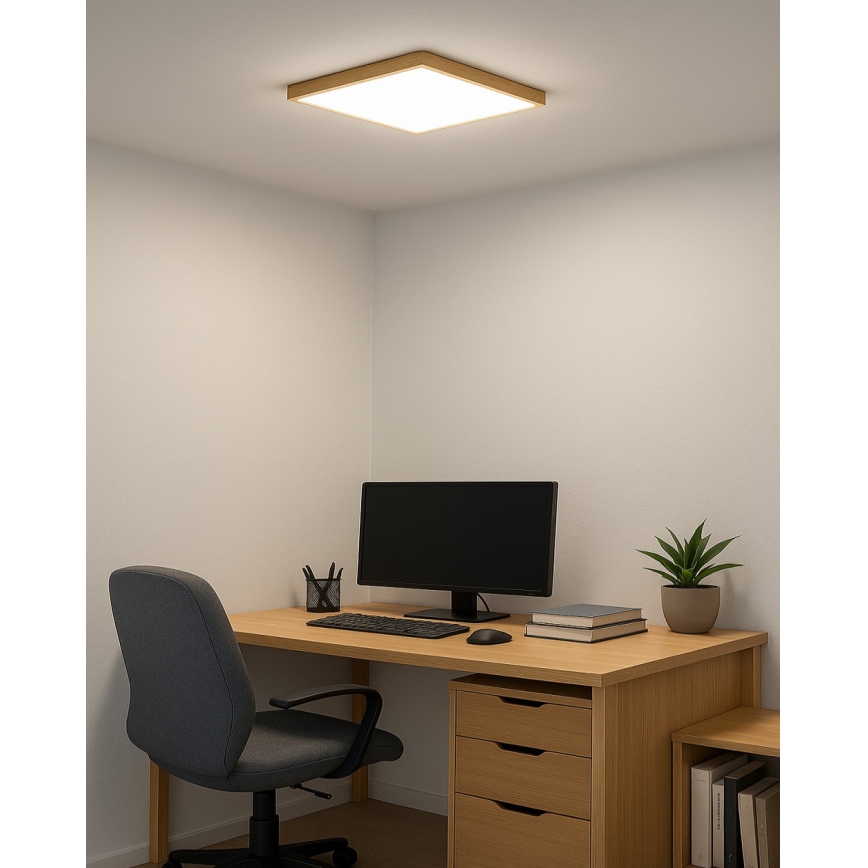 LED-Deckenleuchte LED/24W/230V 3000/4000/6500K 30x30 cm beige