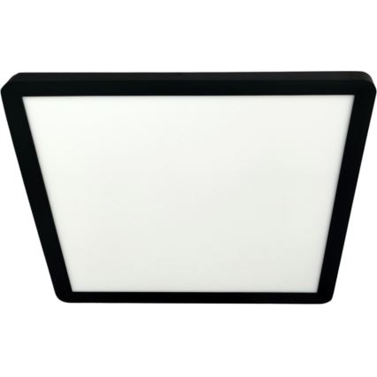 LED-Deckenleuchte LED/24W/230V 3000/4000/6500K 30x30 cm schwarz