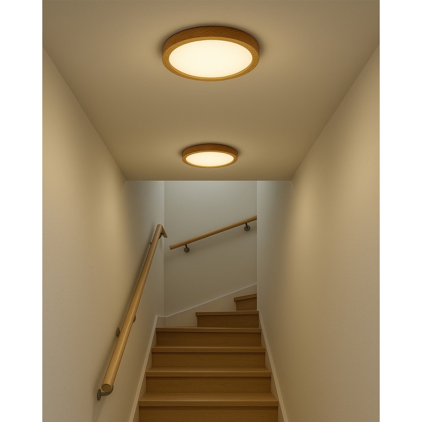 LED-Deckenleuchte LED/24W/230V 3000/4000/6500K Ø 30 cm beige