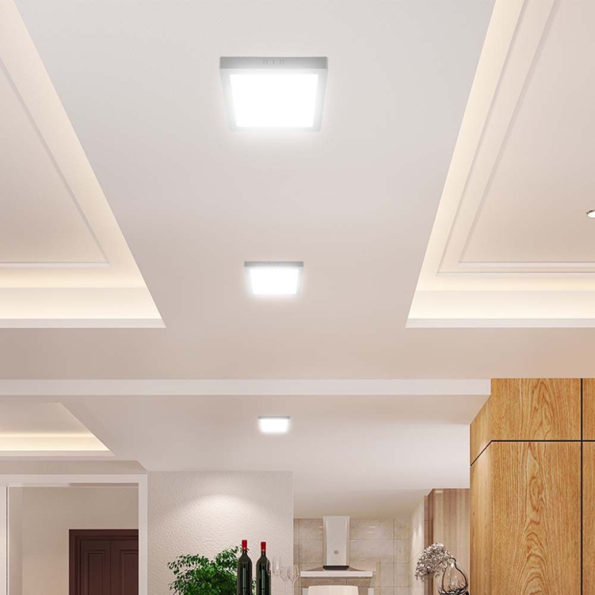 LED-Deckenleuchte LED/24W/230V 3000K 28,7x28,7 cm weiß